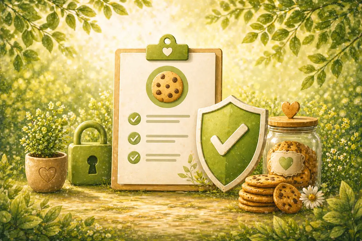 Kager, sikkerhed og naturtema.